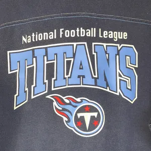 National Football League Tennessee Titans blue/gray long sleeve shirt w/hoodie size XL juniors thumbnail 2