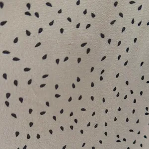 Elegant Cream Polka Dot Dress thumbnail 4