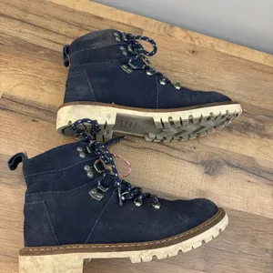 Toms Summit Suede Lace Up Hiking Boots Outdoor Dark Blue Women’s thumbnail 10
