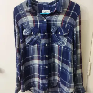 Jessica Simpson Plaid Button-down Shirt L Cabincore Cowgirl Western Coverup thumbnail 3