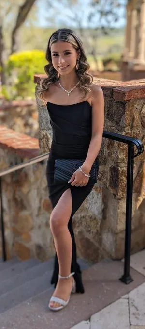 Black Mermaid Dress thumbnail 3