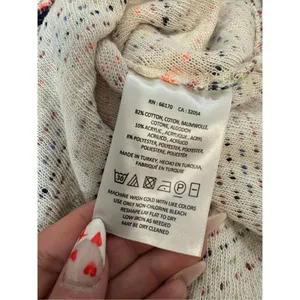 Anthropologie Postmark Malu Striped Sweater medium Multi color space dye thumbnail 8