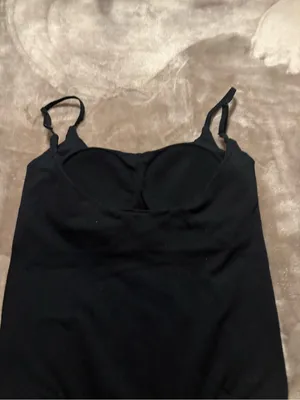 Anwnd Bodysuit Women’s Size M/L Classic Black Scoop Neck Bodysuit -Slim Fit thumbnail 5