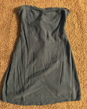 Local Boutique Strapless Dress Gray Size M thumbnail 1