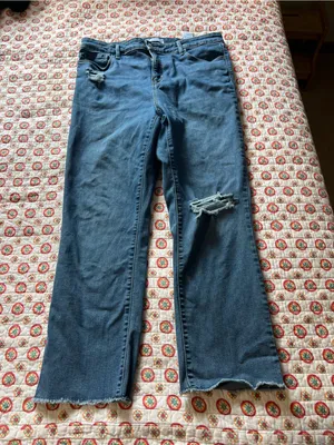 Denizen Levi’s High Rise Ankle Straight Jeans size 14 thumbnail 1
