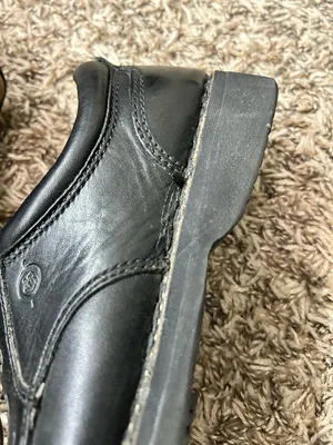 Born Black Leather Oxford Derby-style lace-up shoes Sz 8 thumbnail 4