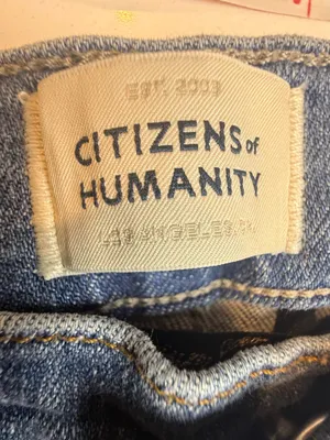 Citizens of Humanity Jeans Isola Short Boots in Lawless Wash, Button Fly Size 24 thumbnail 9