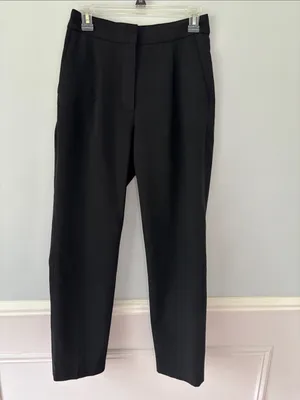 Wilfred Black Tailored Tapered Trousers Sz 4 Work Wear Career Career Minimalist thumbnail 2