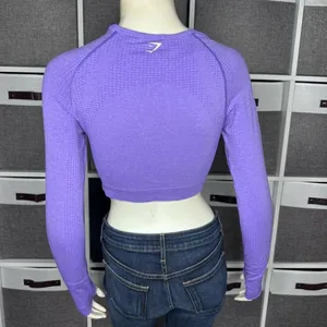 Gymshark VITAL SEAMLESS 2.0 CROP TOP Long Sleeve size Small thumbnail 3