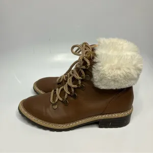 Express‎ faux leather lace up boots size 7 thumbnail 3