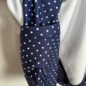 Smith & Quinn Anne Skort Wide Waistband Stretch Navy Blue Polka Dot Size Medium thumbnail 10