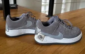 Nike Air Force 1 Jester Low Gunsmoke Grey🖤🩶🤍 thumbnail 4