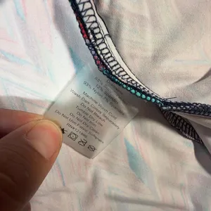 Title Nine Medium Chevron Athletic Dress Multicolor V Neck Built In Bra Pockets thumbnail 11