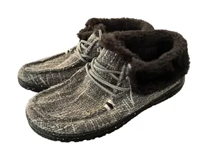 Hey Dude Britt Boho Women Size 8 Cookies and Cream Faux Fur Lined Ankle Boots thumbnail 1