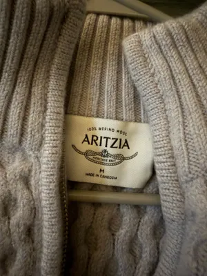 Aritzia Merino Wool Sweater 1/4 zip thumbnail 2