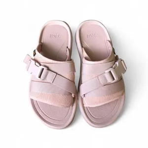 Teva Women’s Pale Pink Adjustable Slide Sandals Size 7 New thumbnail 2