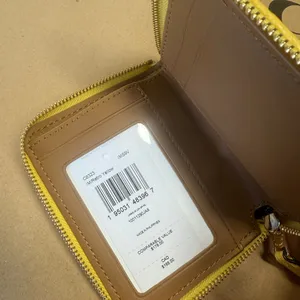coach Lonnie Small Zip Around Wallet In Signature Jacquard c8323 thumbnail 5