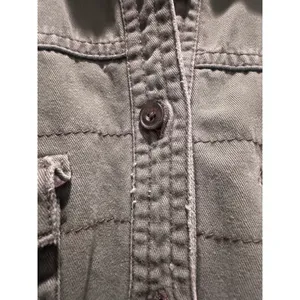 Vintage Abercrombie & Fitch Army Green Button Up Collared Shirt Medium‎ Cotton thumbnail 8