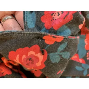 Garnet‎ Hill Maxi Dress Womens 10 Floral Prairie Cottage Garden Sleeveless READ thumbnail 5