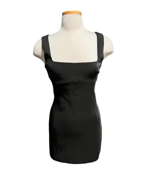 MESHKI Nikki black mini dress Size Medium NWT thumbnail 2