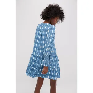 Tuckernuck Pomander Place Blue Ikat Kenzo Dress thumbnail 10
