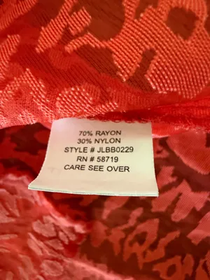 Choices Vtg Women's Floral Red Blouse, Sz L thumbnail 8