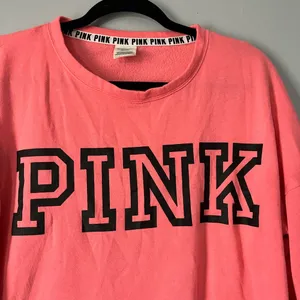 Pink by Victoria's Secret VS Pink Spell Out crewneck Sweatshirt Size medium thumbnail 2