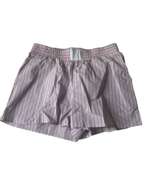 Pink Rose striped boxer style shorts thumbnail 2