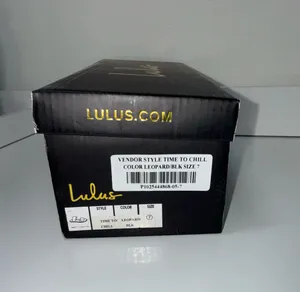 Lulus Time To Chill Black & Leopard Sandals Double Strap Slip On thumbnail 9