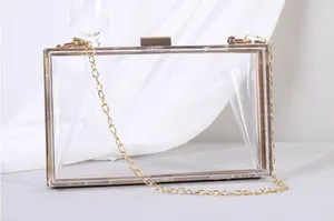 Clear and gold acrylic purse! Super cool! Gold thumbnail 3