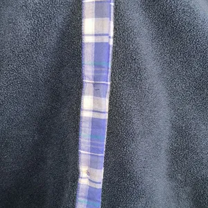 L.L. Bean🦎Plaid Fleece Long Sleeve, Pocket Button Over Coat🌵 thumbnail 4