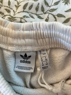 Adidas White Sweatpants thumbnail 3