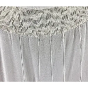 Coline NWT White‎ Sleeveless Dress Embroidery Large thumbnail 5