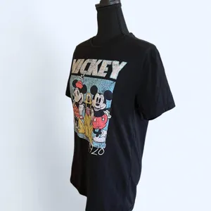 Disney Mickey Mouse black cotton t-shirt Size Medium thumbnail 5