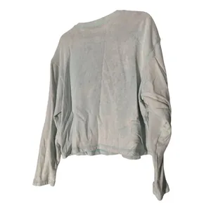 Nike Cropped Sweatshirt Sz 2x Bluish Tie Dye Emboidered‎ Swish Logo thumbnail 6