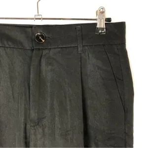 Zara Black High Rise Wide‎ Leg Dress Trousers S thumbnail 4