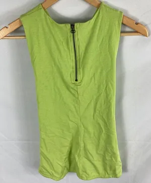 Soft Surroundings Green Cross Front Sleeveless Top Size XS thumbnail 5