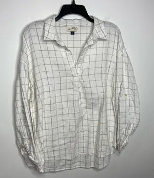 Universal Threads white‎ & silver popover size XL thumbnail 1