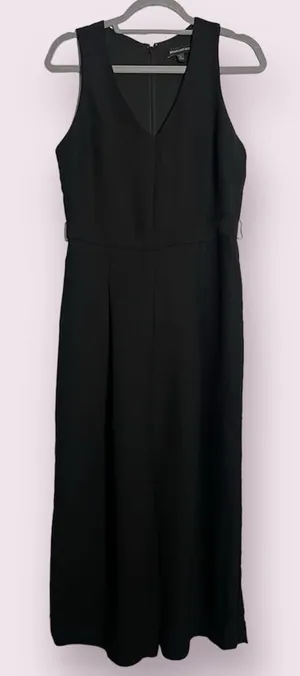Banana Republic Black V Neck Jumpsuit Medium thumbnail 1