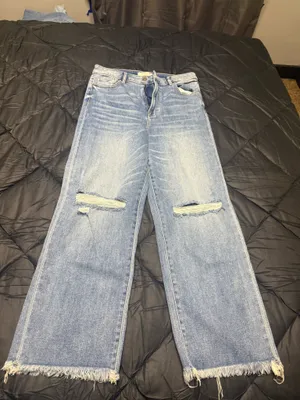 Hidden Jeans Distressed Wide-Leg High-Rise 30 thumbnail 2