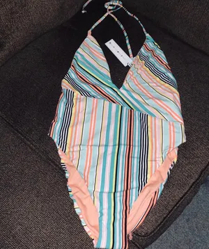 Bikini Lab striped one piece swimwear XL thumbnail 5