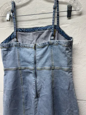 Aeropostale Denim Square-Neck Slim Dress thumbnail 6