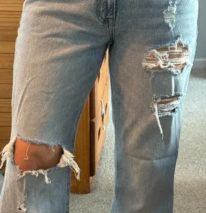 Aeropostale Jeans Distressed Flare thumbnail 2