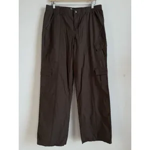 Pacsun Women’s Brown 90's Baggy Cargo Pant Low Rise Puddle‎ Size Medium NEW thumbnail 8