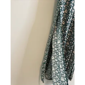 As You Wish XL Teal Floral Wide Leg Jumpsuit Puff Sleeve Boho Romper‎ thumbnail 4