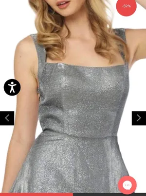Beautiful Silver Prom Dress NWT thumbnail 5