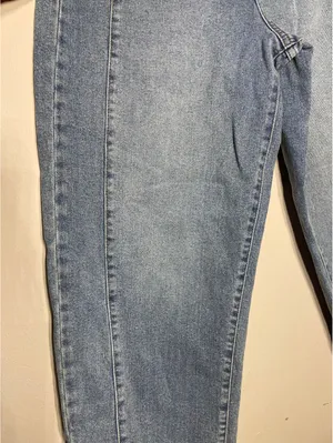 Jessica Simpson Myrtle Barrel Leg Denim Wide Leg Ankle Sz 2 thumbnail 3