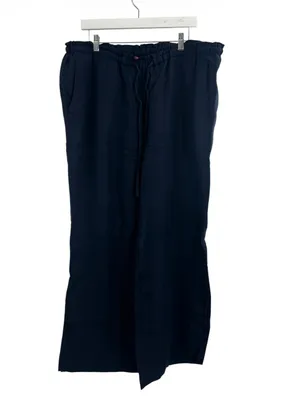 Boden Islington linen pants sz 16 18 long thumbnail 5