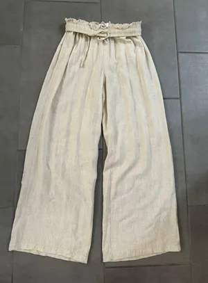 Princess Polly Linen Pants thumbnail 1