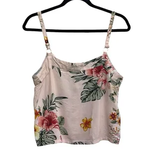 Myra Bag Floral Tropical Crop Tank Top Women's‎ Medium Boho thumbnail 2